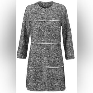 CAbi Black and White Quarter Sleeve Jacket